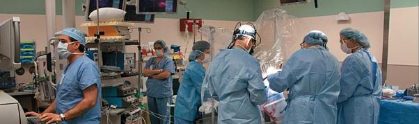 DBS surgery is four to six hours long with the patient awake. 